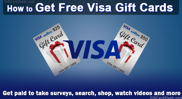 how to get free visa gift cards